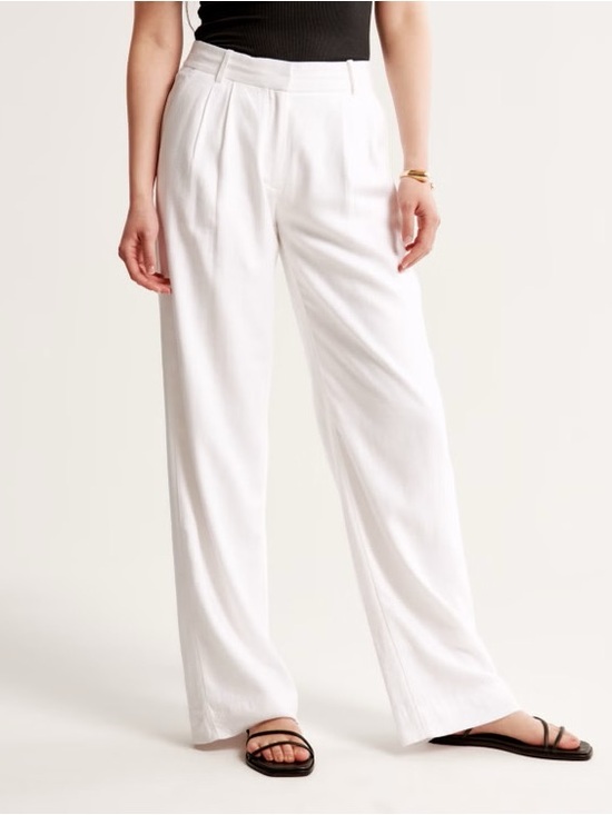 Abercrombie & Fitch Pants - Abercrombie Sloane Linen Trousers *SHORT